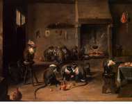 Teniers David II Monkeys in the Kitchen - Hermitage